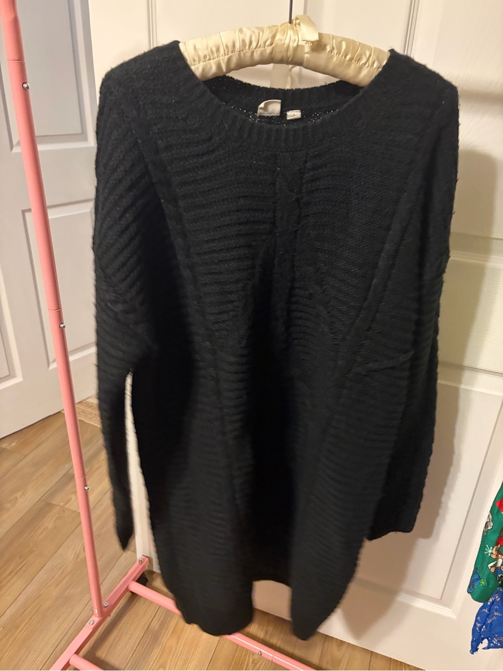GAP Black Long Sleeve Women's Knit Dress
